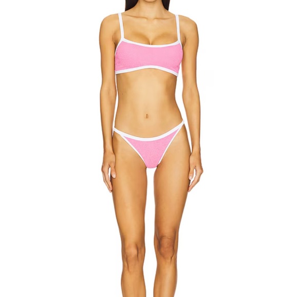 NWT Hunza g Tyler bikini set in candy pink - Picture 5 of 9